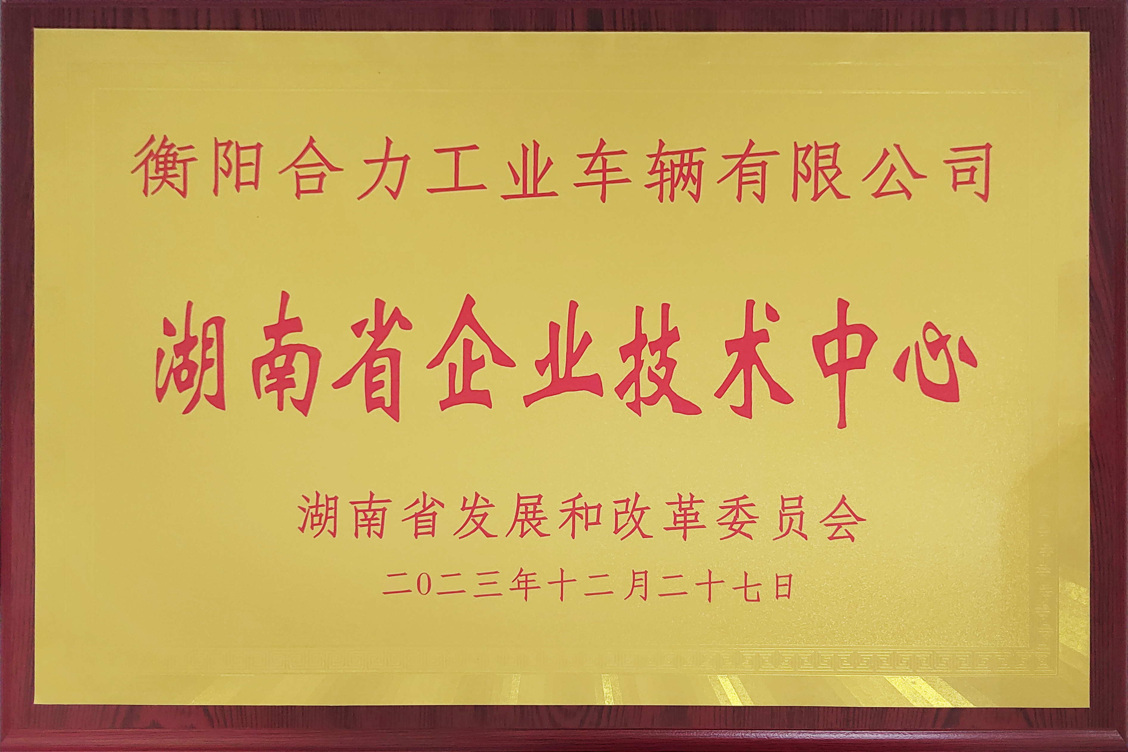 11.湖南省企业技术中心（省发改组织）牌匾-自制(1).jpg